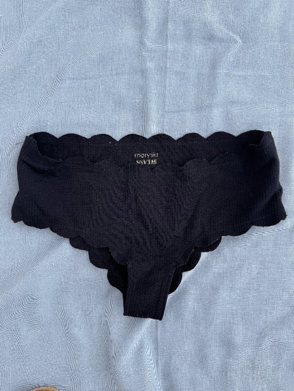 Marysia Scalloped High-Wait Bikini Bottoms
